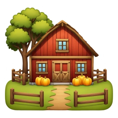 cozy farm vibe sticker