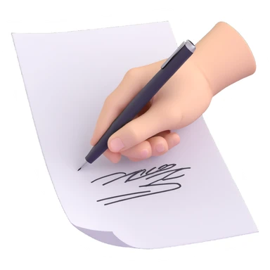 A hand holding a pen, aggressively scribbling on a piece of paper. The pen is clearly visible. The paper is filled with random black scribbles, so dense that most of it looks nearly black sticker