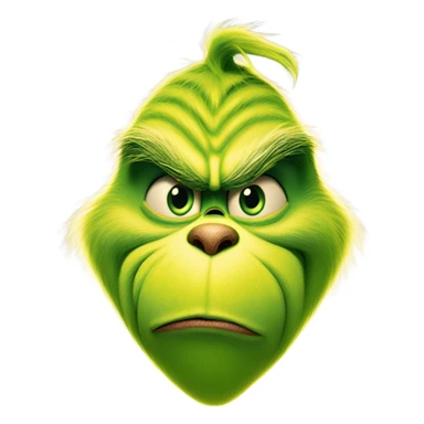Grinch heart bigger sticker