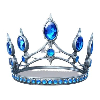 The Ravenclaw Diadem is a tiara-like object with, made of gleaming silver and set with glittering blue gem. It is enchanted and round piece emoji emoji tiara sticker