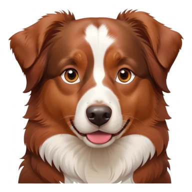 australian shepherd red-tri sticker