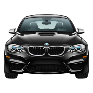 BMW with black  sticker