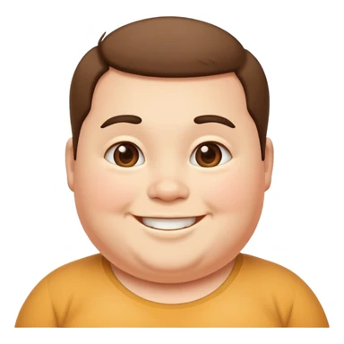 short chubby person sticker