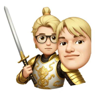 Golden Samurai sticker
