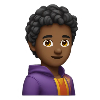 berenjena y fuego sticker