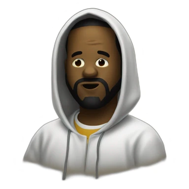Ghostface rap character sticker
