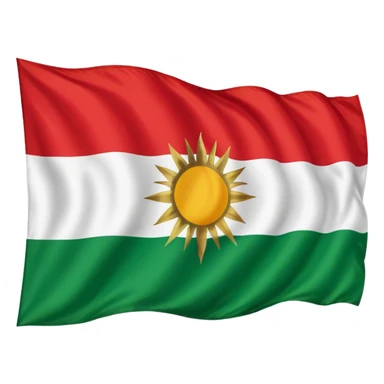 Kurdistan Flagg sticker