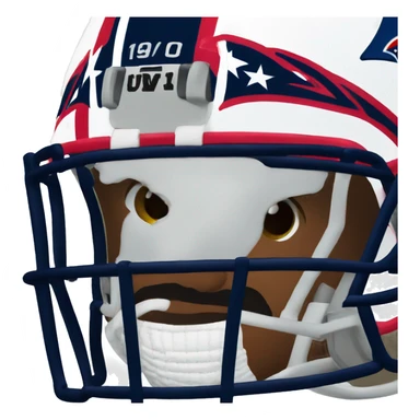 patriots player bad at football sticker
