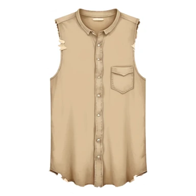 vintage Torn shirt without pocket sticker