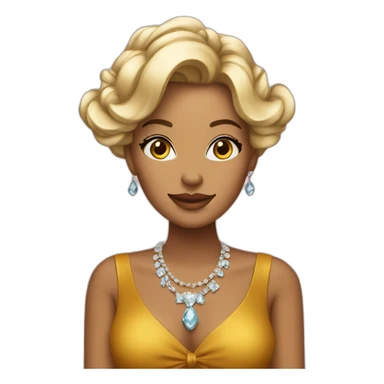 Lv Fancy woman sticker