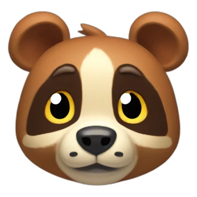 tom nook from animal crossing sticker