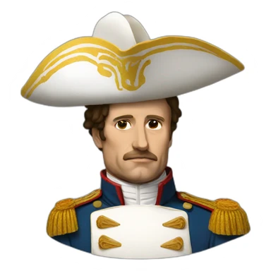 napoleon with a taco hat sticker