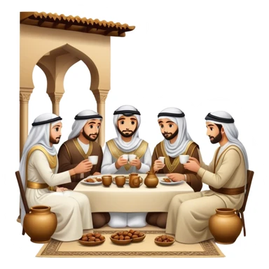 Eid feast Middle Eastern  sticker