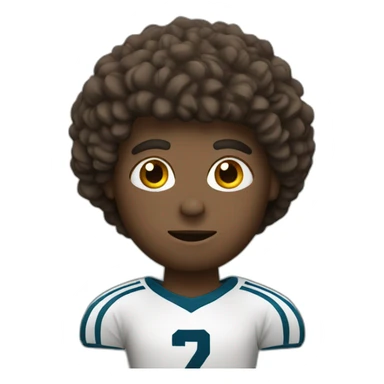 Football fan sticker