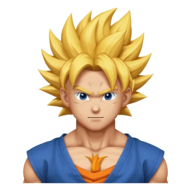 Supersayn goku sticker