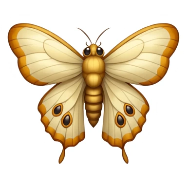 moth spirit surprised wing spread sticker