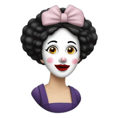 Madame mime sticker