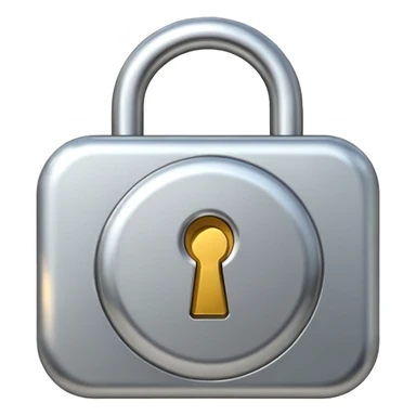 Lock symbol  sticker