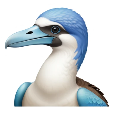 blue footed bird  sticker