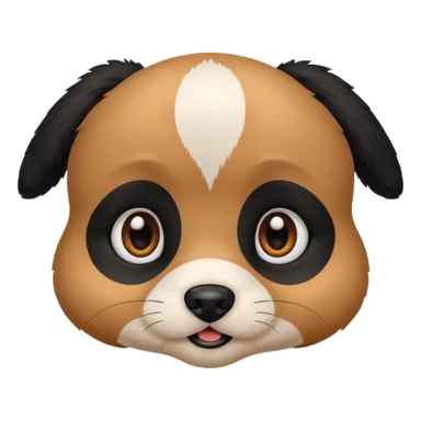 Baby dog face 🐈‍⬛ sticker