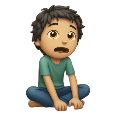 NIÑO LLORANDO sticker
