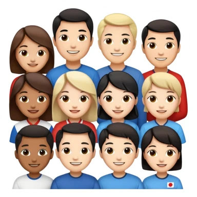 china korea us sticker