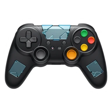 game controller shattered sticker