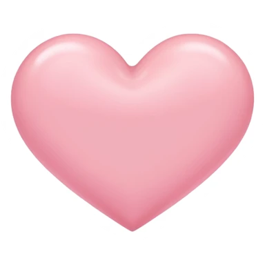 A pink pastel colour heart  sticker