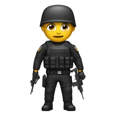 Armed security sticker