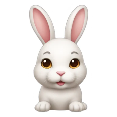 Lapin mimi sticker
