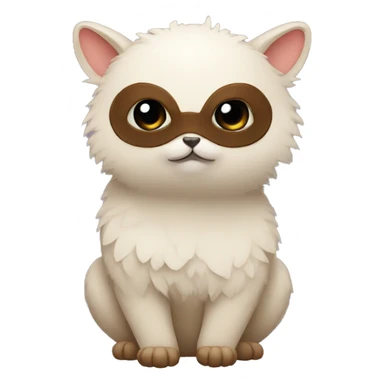 cute masked animal critter sticker