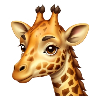 Giraffe crying sticker