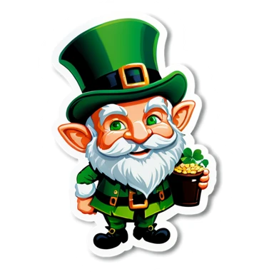 Leprechaun  sticker