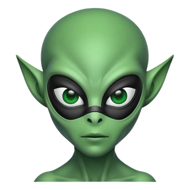 the masked alien sticker
