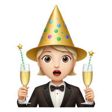 emoji sorprendida evento sticker