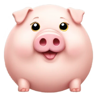 Fat pig sticker