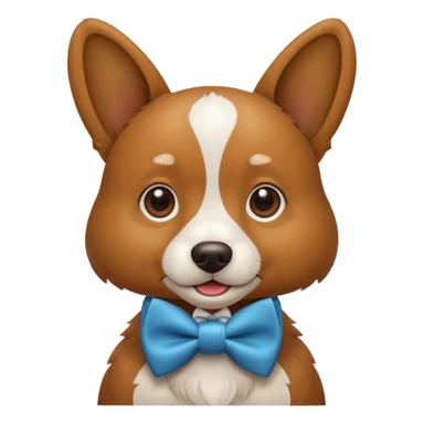 Dog have a bow tie sticker