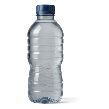 bottiglietta di acqua, iperrealistico 4k sticker