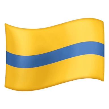 Flagge, gelb blau gestreift, horizontal  sticker