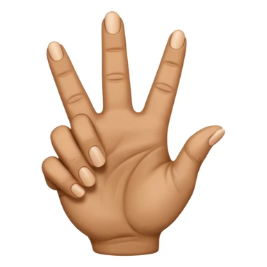 2 pointing fingers sticker