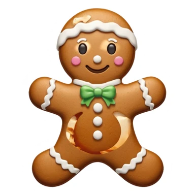 Gingerbread stylized sticker