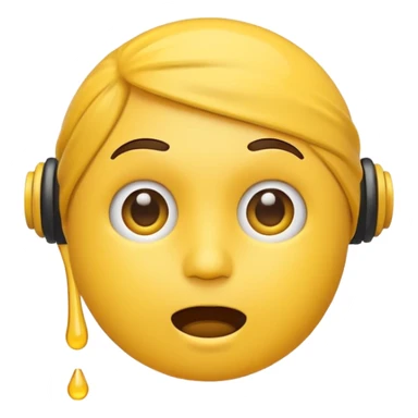 Emoji winding head with sweat sticker