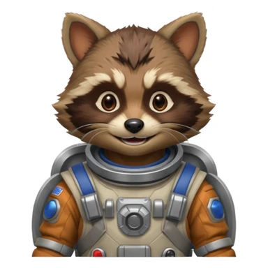 Rocket (racoon) from Guardians of the Galaxy movie sticker
