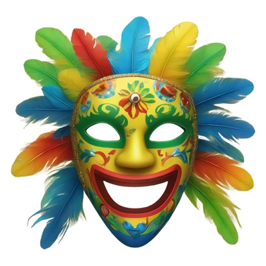 mascara marimonda colombiana carnaval de barranquilla sticker