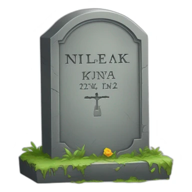 Tombstone nikola sticker