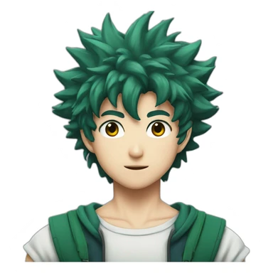 Izuku midoria sticker
