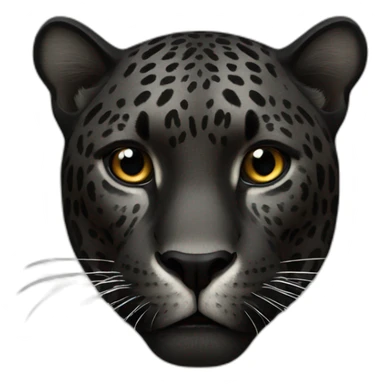 Black jaguar sticker