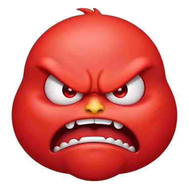 Very angry emoji raging sticker