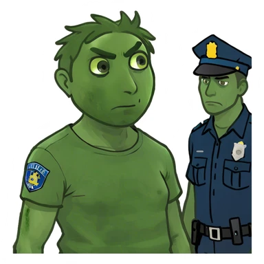 A black getting shot by the police  sticker