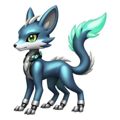 Shiny Furry Anthro Meloetta-Sergal-Protogen-Primagen-Pokémon-Fakémon-creature sticker